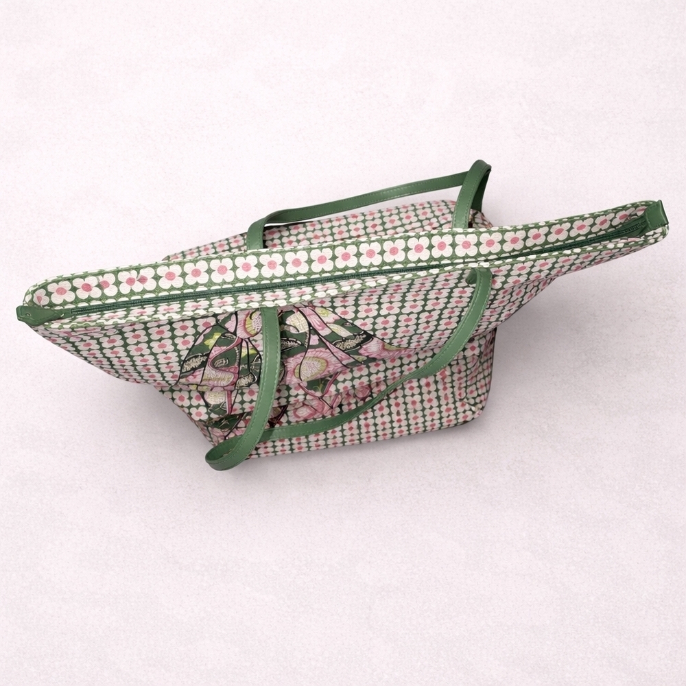 NWOT Vera Bradley Double-Take Tote Olivia Pink Large Work Travel Carryon Scarf - Picture 8 of 10